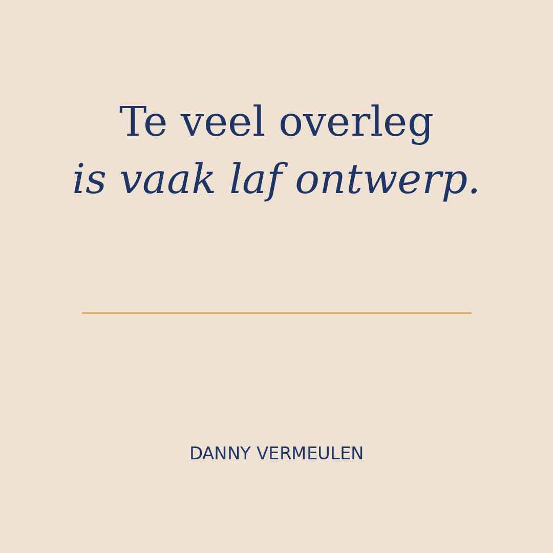 Uitspraak van Danny Vermeulen — De Directietafel