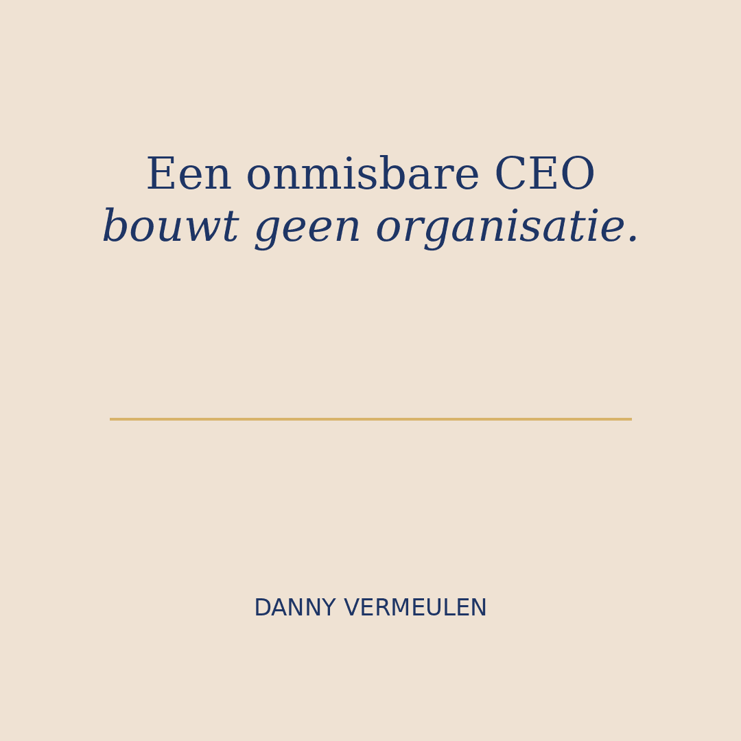 Uitspraak van Danny Vermeulen — De Directietafel