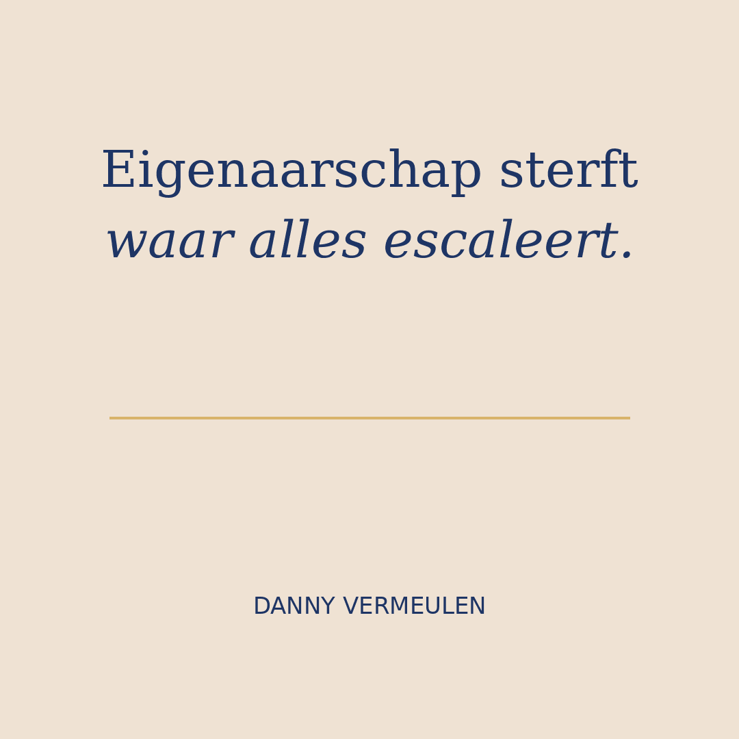 Uitspraak van Danny Vermeulen — De Directietafel