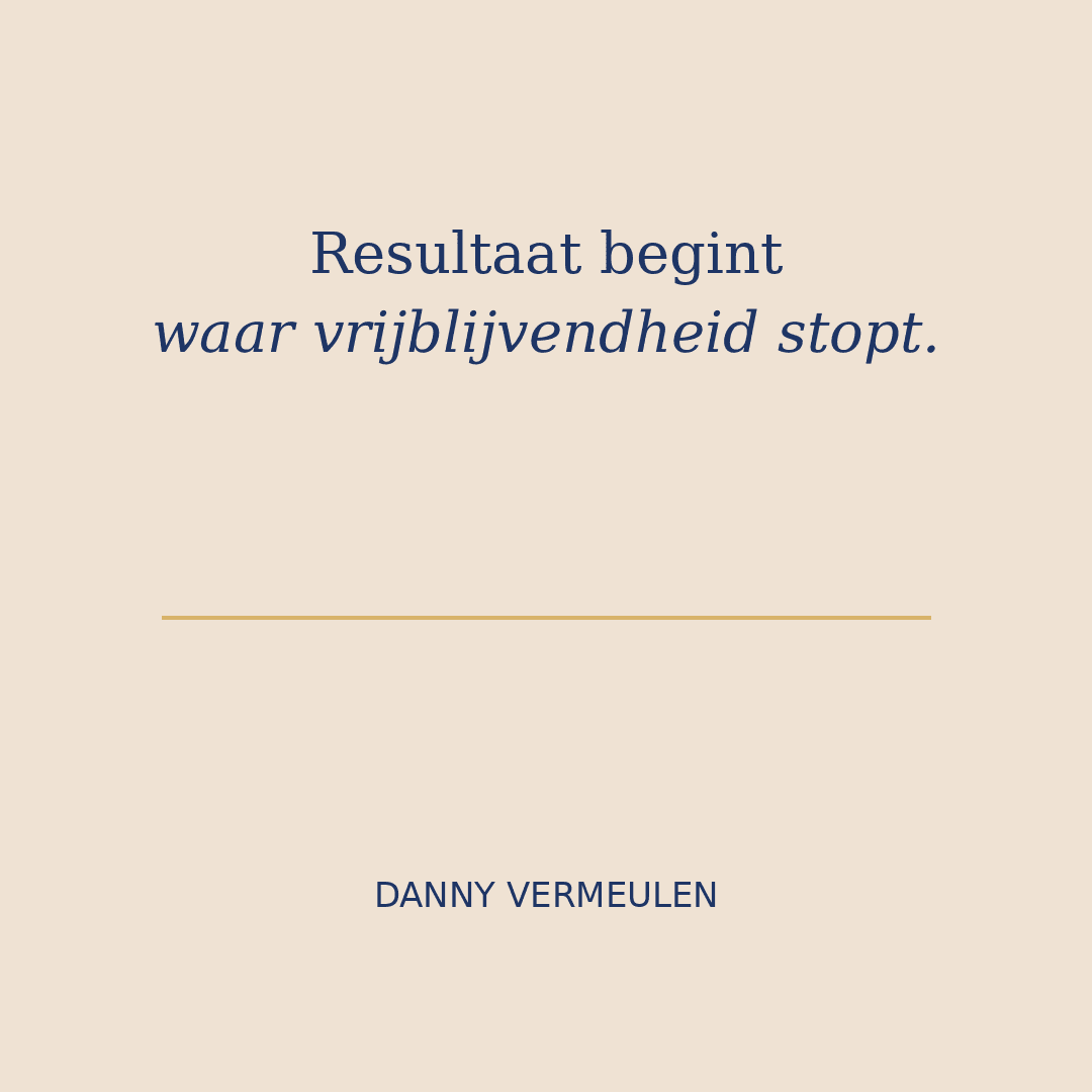 Uitspraak van Danny Vermeulen — De Directietafel